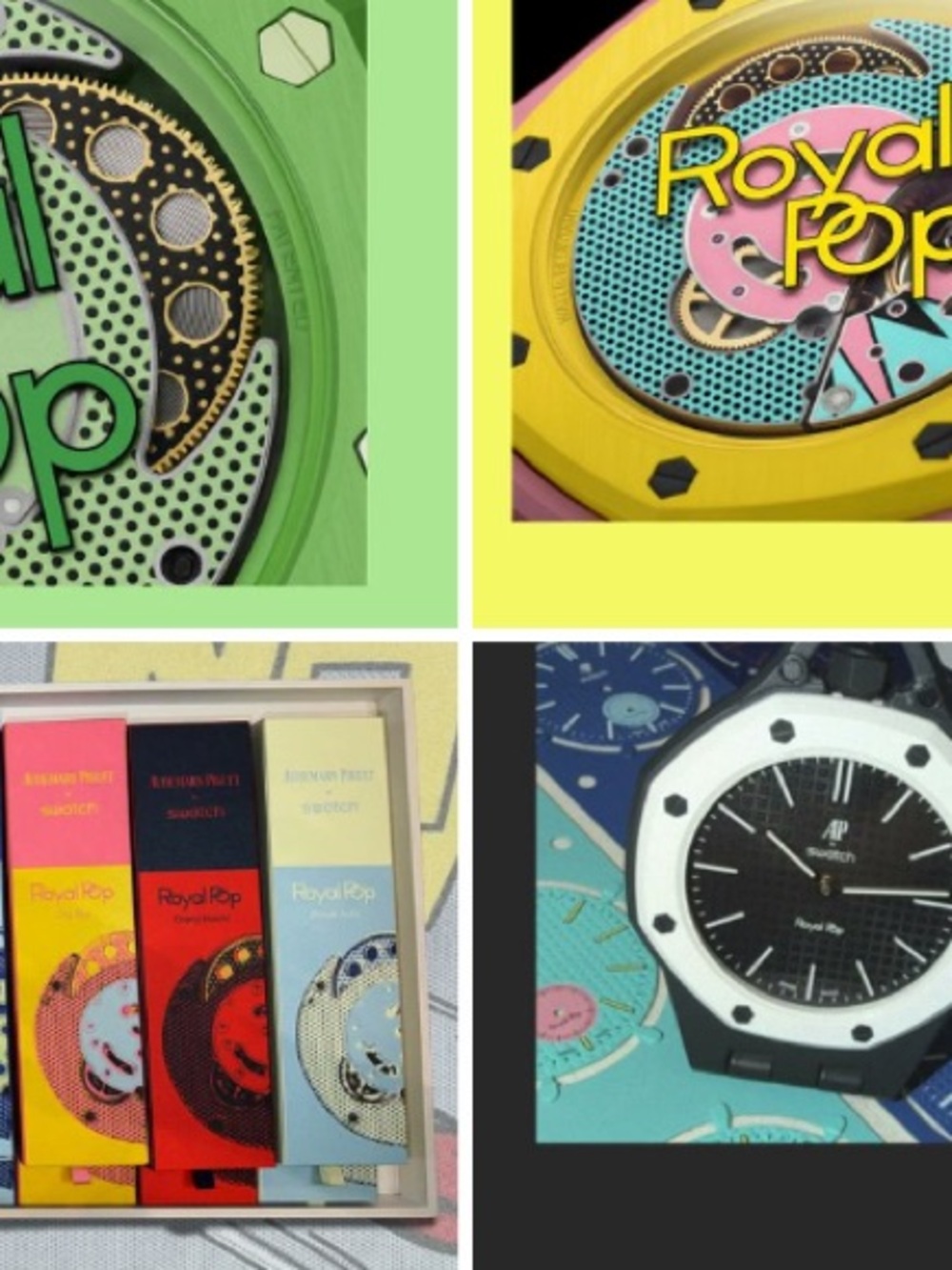 Royal Pop Colorful Watch Royal Oak Audemars Piguet Swatch Watch